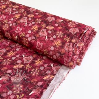 Viskoza RAYON POPLIN Dark barrock design C