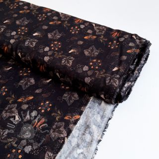 Viskoza RAYON POPLIN Dark barrock design A