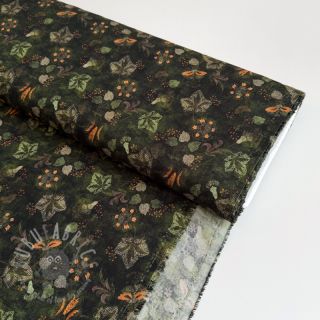 Viskoza RAYON POPLIN Dark barrock design B