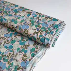 Viskoza RAYON POPLIN Simplistic flowers design C