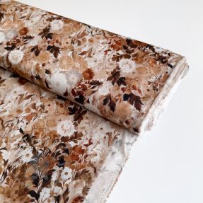 Viskoza RAYON POPLIN Wild flowers design C