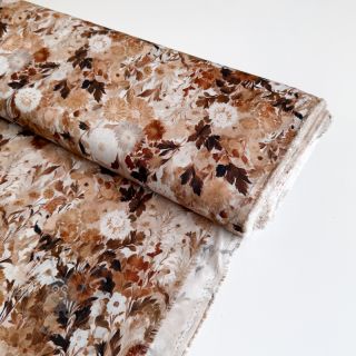 Viskoza RAYON POPLIN Wild flowers design C