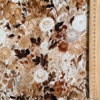 Viskoza RAYON POPLIN Wild flowers design C