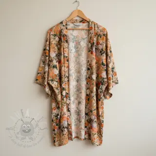 Viskoza RAYON POPLIN Wild flowers design A