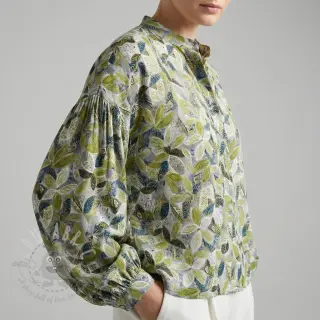 Viskoza RAYON POPLIN Floral design D