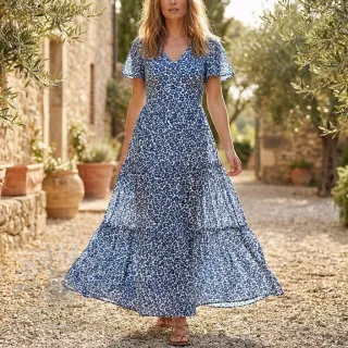 Viskoza RAYON POPLIN Eve design D