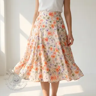 Viskoza RAYON POPLIN Love design D