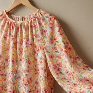 Viskoza RAYON POPLIN Love design E