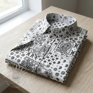 Pamuk Kansas blanc noir