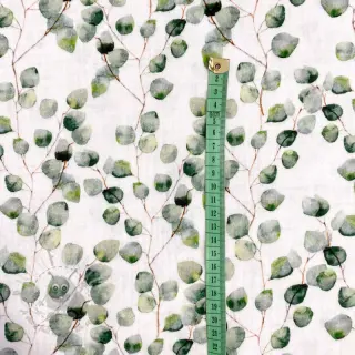 Tetra Tkanina/Muslin Little eucalyptus flowers digital print ORGANIC