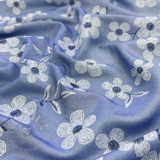 Pamuk JEANS Chambre LUXURY JACQUARD Flowers jeans