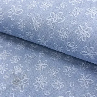 JEANS DENIM JACQUARD Flower light jeans