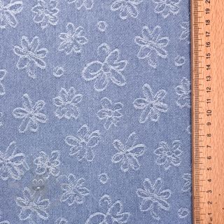 JEANS DENIM JACQUARD Flower light jeans