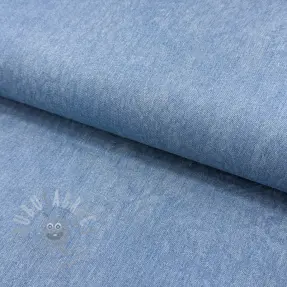 JEANS DENIM HEAVY Animal printed light blue