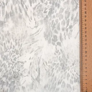 JEANS DENIM HEAVY Animal printed offwhite