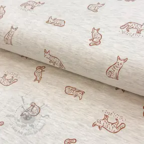 Úplet Hidden foxie ecru melange