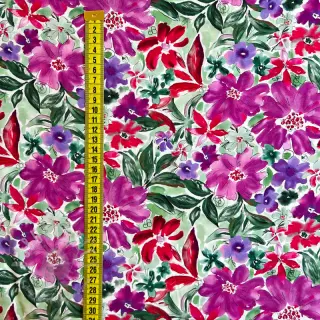 Viskoza RADIANCE Gentle flowers purple digital print