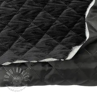 Prošivena tkanina VELVET STEPPED black