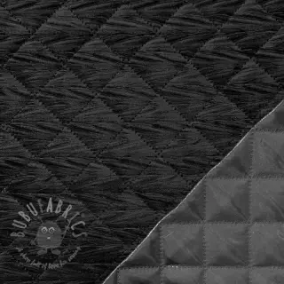 Prošivena tkanina VELVET STEPPED black