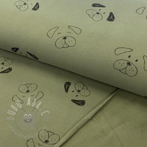 Triko materijal čupav SOFT Dogs pickle