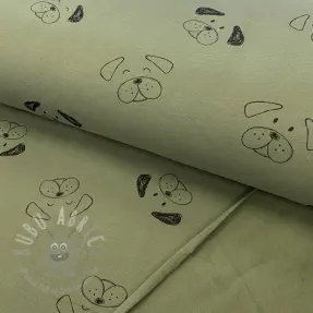 Triko materijal čupav SOFT Dogs pickle