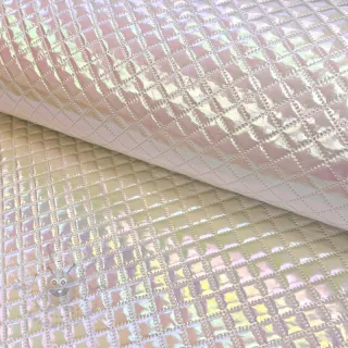 Prošivena tkanina Fancy diamonds offwhite