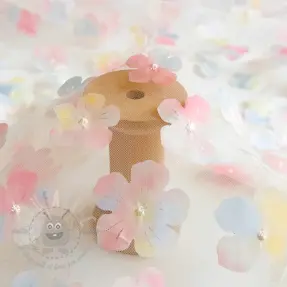Til RETRO Flowers light blue