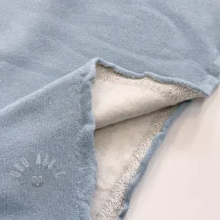 Triko materijal čupav LUREX baby blue