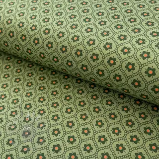Pamuk Flowers moss green