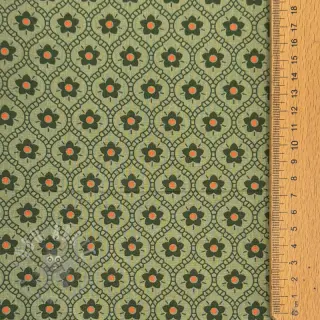 Pamuk Flowers moss green