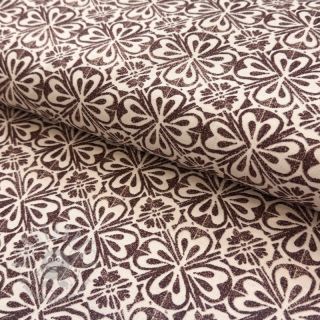 Dekorativna tkanina Stamps brown