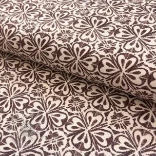 Dekorativna tkanina Stamps brown