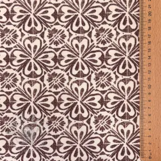 Dekorativna tkanina Stamps brown