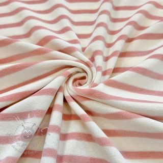 Bebi pliš YARN DYED Stripe rose