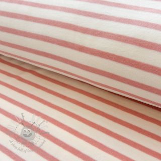 Bebi pliš YARN DYED Stripe rose