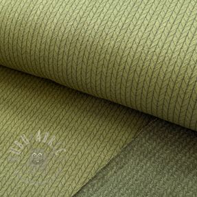 Pletenina RECYCLED Cable khaki
