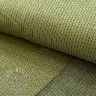 Pletenina RECYCLED Cable khaki