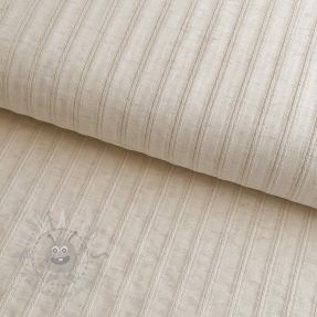 Pamuk LINEN JACQUARD Stripes beige