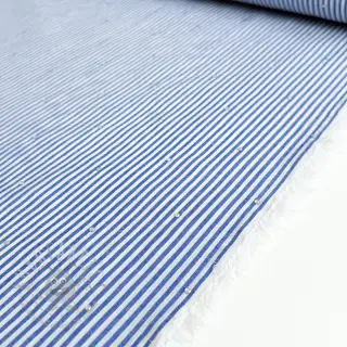 Pamuk YARN DYED Stripes with studs blue