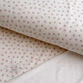 Bebi pliš Small flowers light salmon