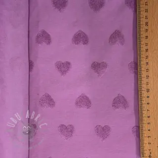 Frotir Hearts lilac
