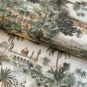 Dekorativna tkanina Tropical forest sage digital print