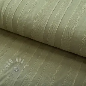 Pamuk JACQUARD Stripes army green