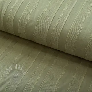 Pamuk JACQUARD Stripes army green