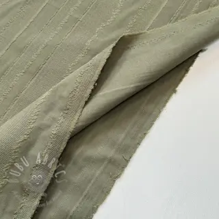 Pamuk JACQUARD Stripes army green