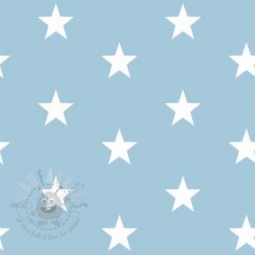 Pamuk Stars light blue
