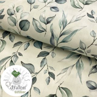 Dekorativna tkanina s teflonom HANDPAINT PLANT LOVER