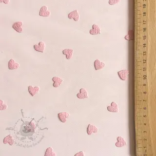 Til Flock shiny hearts old pink