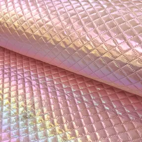 Prošivena tkanina Fancy diamonds light pink