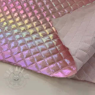Prošivena tkanina Fancy diamonds light pink